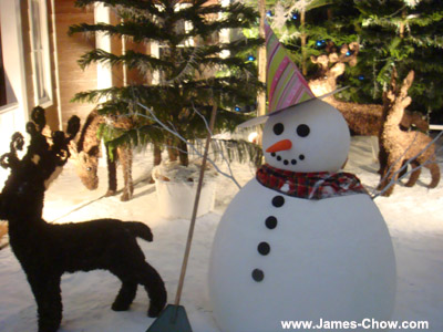 A Snowman! In Malaysia!