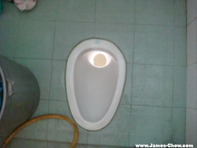 Toilet that goes to the sea!