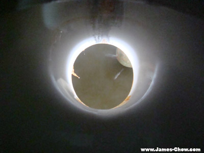Zoomed in toilet!