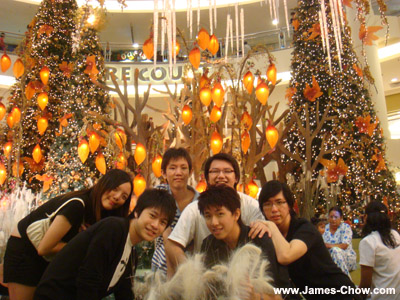 Nice background, and us!