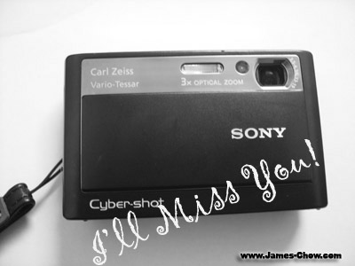 Goodbye my camera... Goodbye my camera...