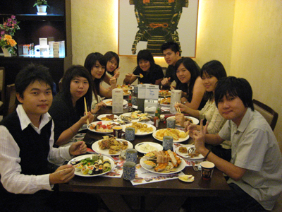 One of the three tables that we occupied! One of the three tables that we occupied!