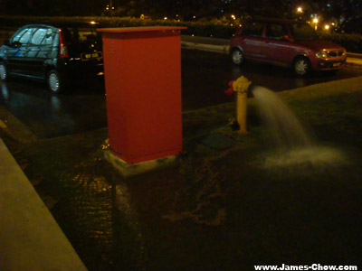 Water being wasted in MMU Water being wasted in MMU
