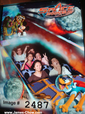 Space Mountain Ride...