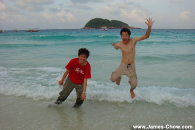 CK at the beach! CK at the beach!