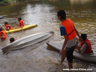 In the water again! In the water again!