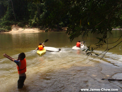 In the water...again! In the water...again!