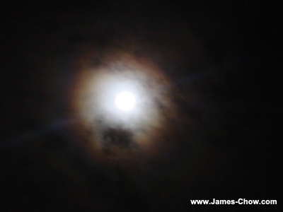 The Moon is so bright! The Moon is so bright!