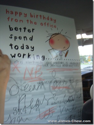 Enourmous Bday Card! Enourmous Bday Card!