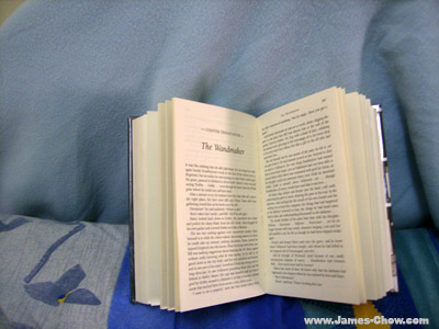 Potter book on my bed Potter book on my bed
